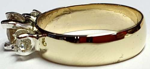 Gold & Diamond Trilogy Ring