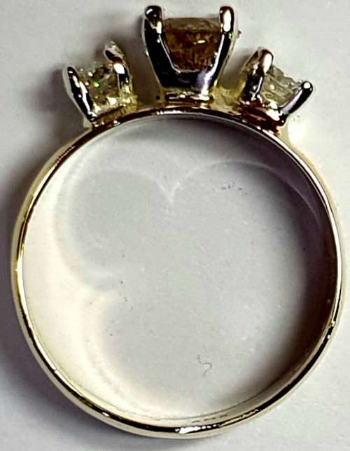 Gold & Diamond Trilogy Ring