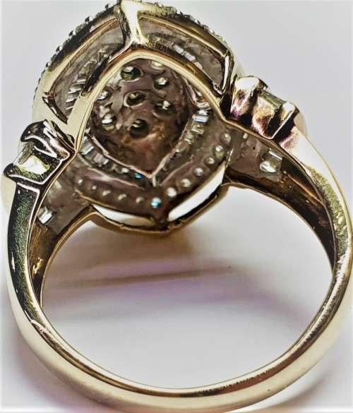 `Beautiful`  LADIES 1.00 DIAMOND DRESS RING set in 9CT YELLOW GOLD