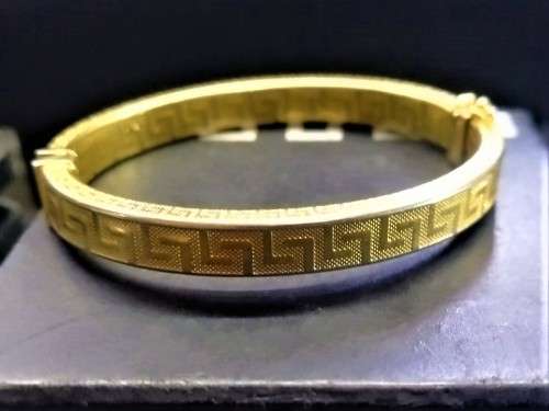 `Gorgeous` DOLCE VITA `Italy: Gold Bangle (Rolled Gold)