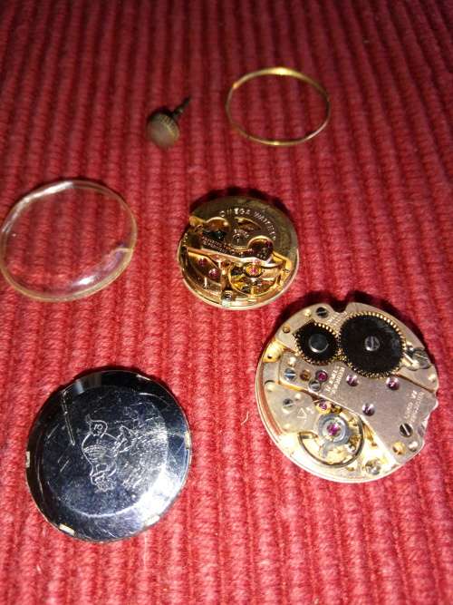 Omega and Lanco sport Ladys Watches for Spares not running.only inside..see Photos