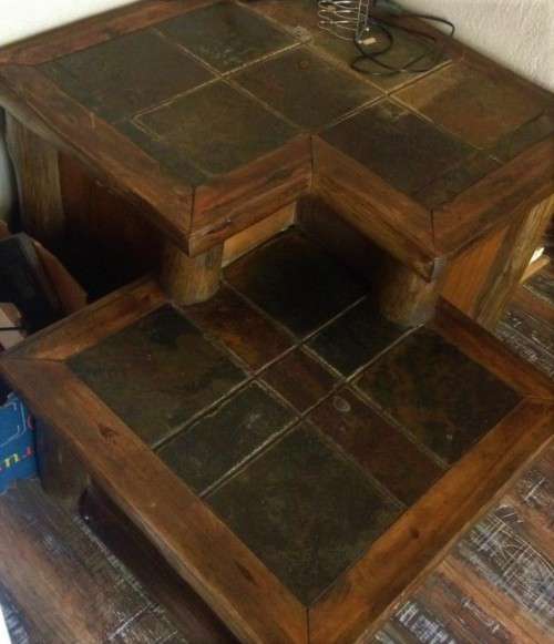 Lounge Suite -  Log Lounge with Coffee Table