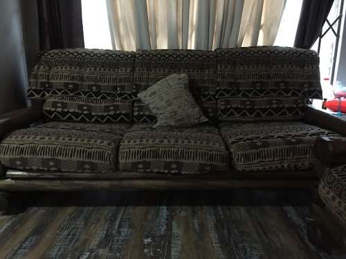 Lounge Suite -  Log Lounge with Coffee Table