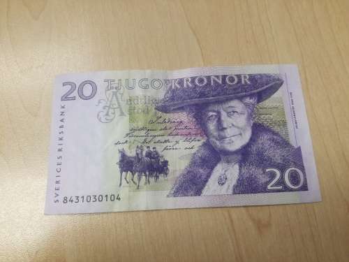 20 Swedish Krona FV=R30.88