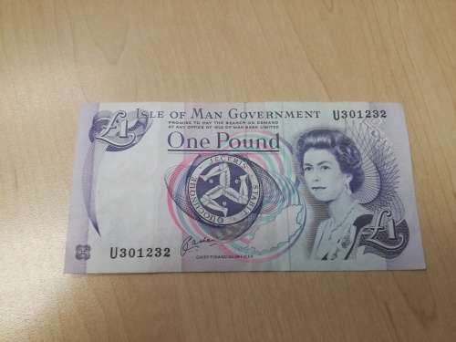 1 Isle of Man Pound FV=R18.63