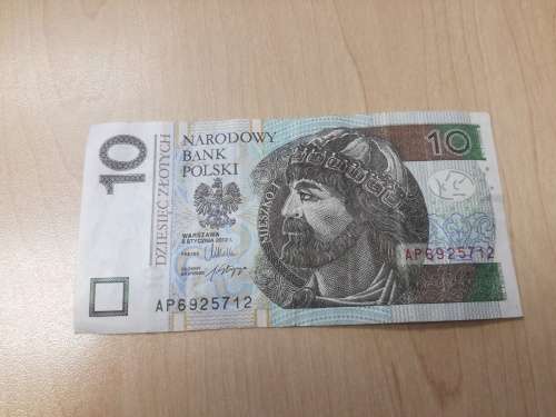 10 Polish Zloty FV=R37.61