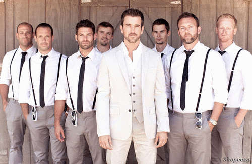 Mens Suspenders Wide Adjustable and Elastic Braces Y Shape with Clips