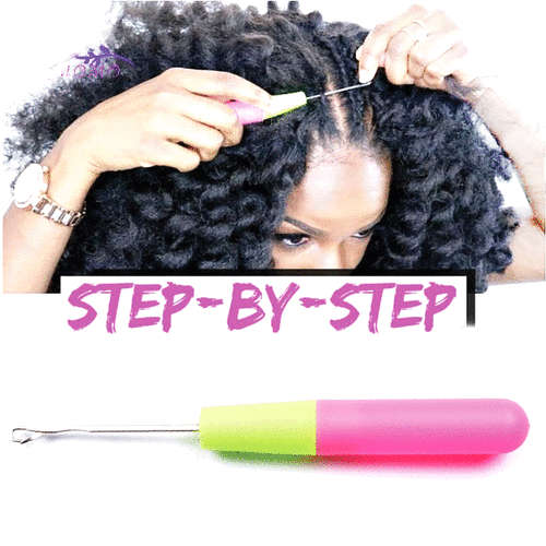 Knitting And Crochet Plastic Needles Crochet Braid Latch Hook Needle