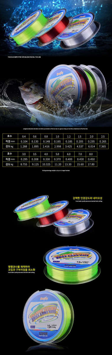 Battle Fury Lines 100meters Nylon Reel Ropes 100M Lines