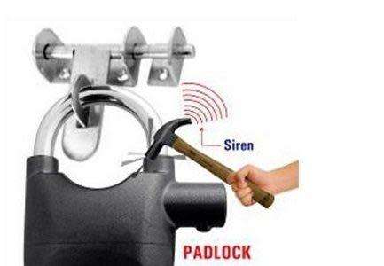 Siren Alarm Padlock