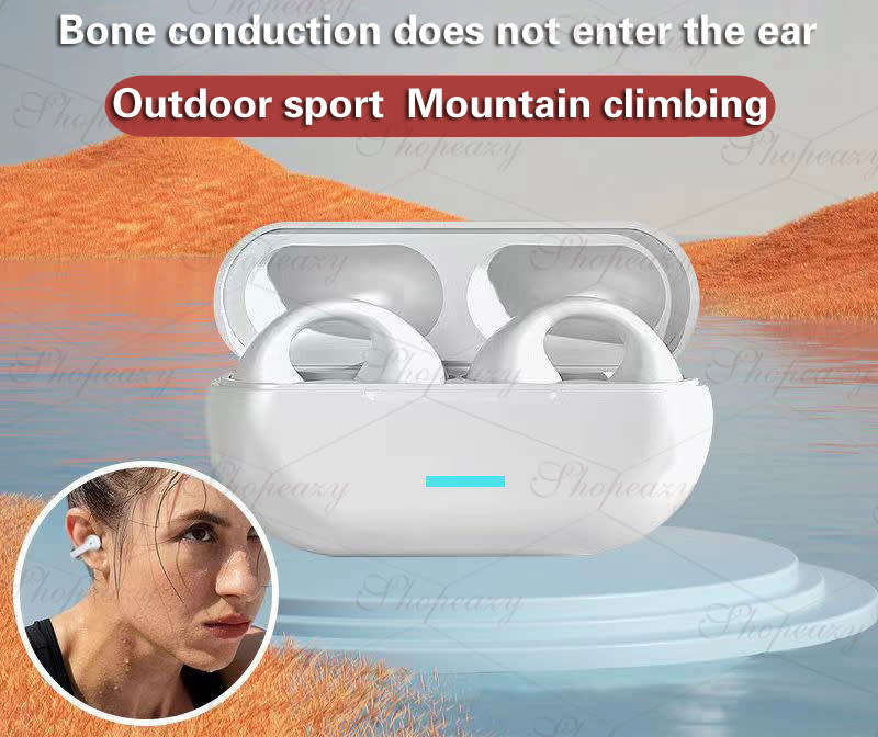 Wireless Ear Clip Bone Conduction Headphones