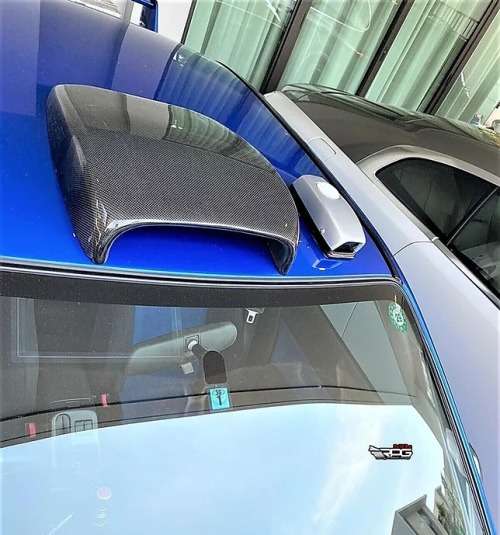 WRC World Rally Vacuum Carbon Roof Vent Scoop.