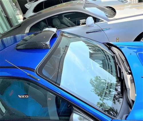 WRC World Rally Vacuum Carbon Roof Vent Scoop.