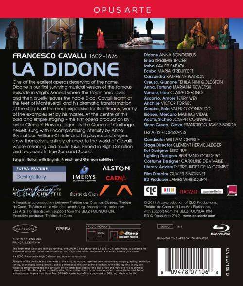 Cavalli: La Didone [Blu-ray]