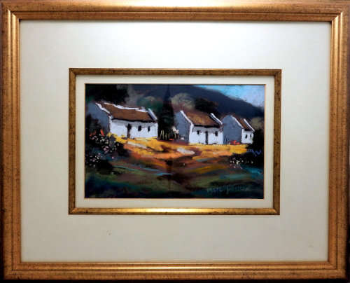 Marc Poisson - Cape Dutch Homestead - Original Pastel