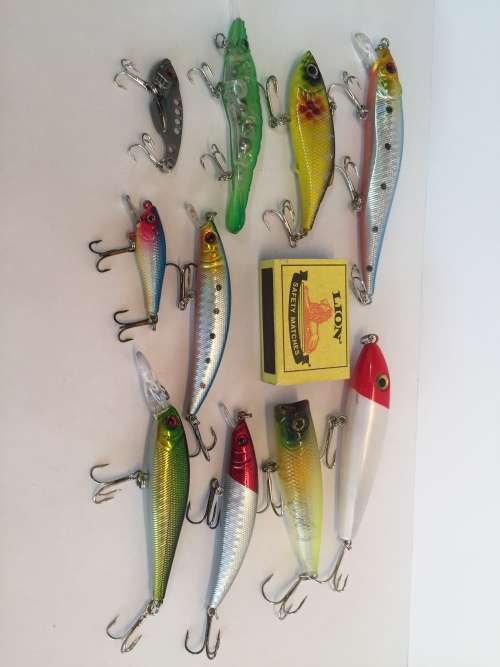 Set of 10 New Fishing Lures - Fresh or Salt Water