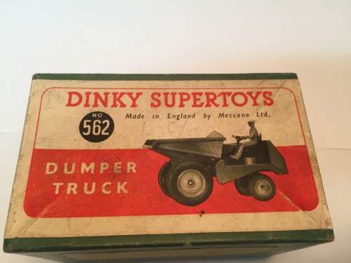 Vintage Dinky Toys Muir Hill Dumper Truck Model 562-with Original box