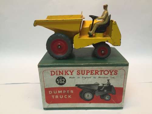 Vintage Dinky Toys Muir Hill Dumper Truck Model 562-with Original box