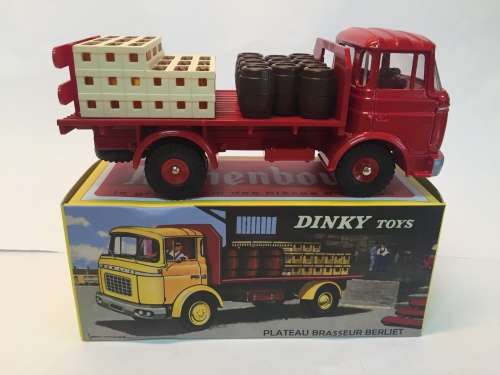 Atlas Edition - Rare RED - Dinky toys 588 Plateau Brasseur GAK Camion