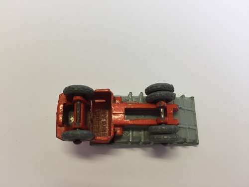 MATCHBOX REG.WHEEL NO.6A QUARRY TRUCK ORANGE/GREY