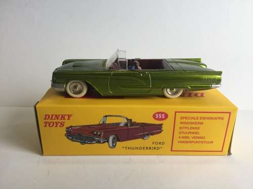 FOR DANIEL ONLY - Atlas Edition - RARE - Dinky Toys 555 FORD Thunderbird - Cyan