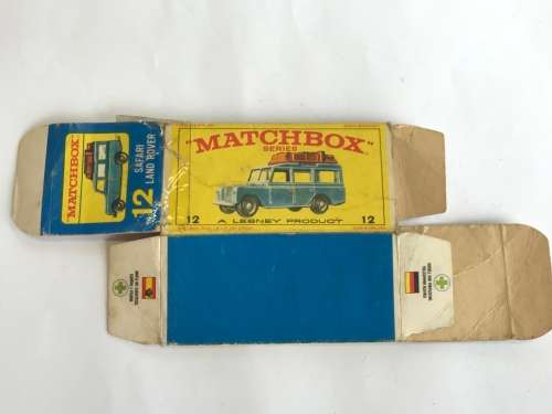 FOR GERRIT ONLY - Matchbox Lesney No. 12 Land Rover Safari Dark Green + Original Box