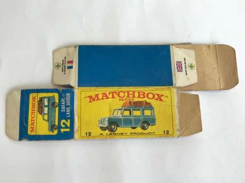 FOR GERRIT ONLY - Matchbox Lesney No. 12 Land Rover Safari Dark Green + Original Box