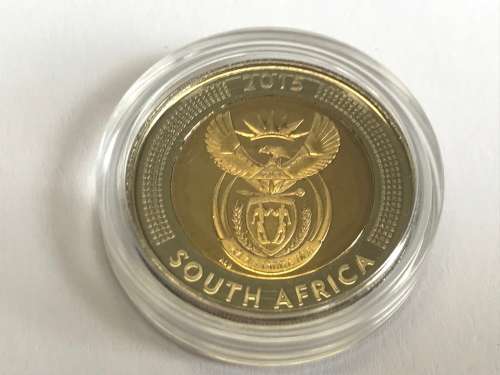 R5 GRIQUA TOWN BICENTENARY COIN with Magnifier Set