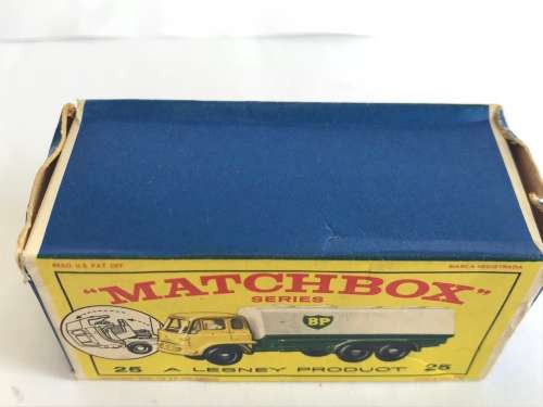 Matchbox Lesney Bedford BP Tanker Truck No. 25 with Original Box