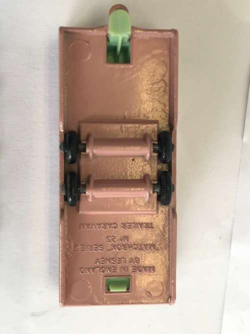 MATCHBOX LESNEY #23 TRAILER CARAVAN WITH ORIGINAL BOX