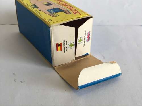 MATCHBOX LESNEY #23 TRAILER CARAVAN WITH ORIGINAL BOX