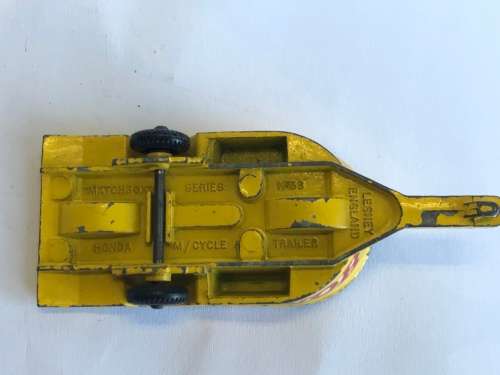 MATCHBOX LESNEY 38 Honda Motorcycle & Trailer