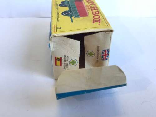 FOR GERRIT ONLY - Box only - Matchbox Lesney 2 Mercedes Trailer in Original box