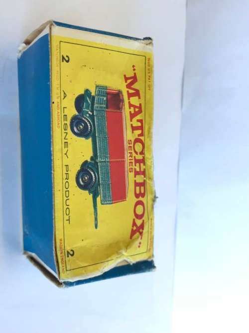 FOR GERRIT ONLY - Box only - Matchbox Lesney 2 Mercedes Trailer in Original box