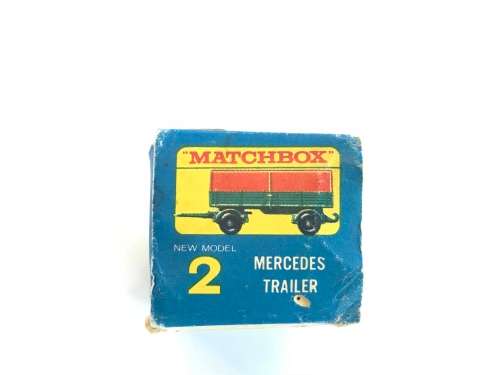 FOR GERRIT ONLY - Box only - Matchbox Lesney 2 Mercedes Trailer in Original box