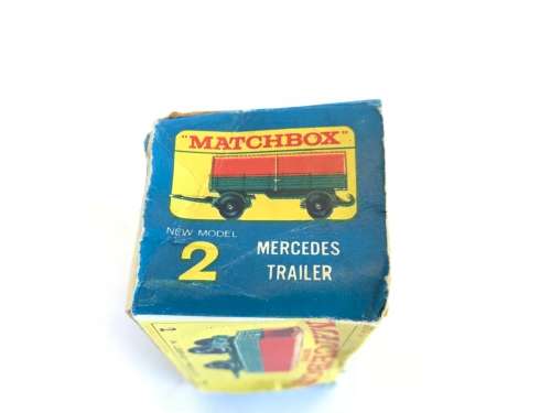 FOR GERRIT ONLY - Box only - Matchbox Lesney 2 Mercedes Trailer in Original box