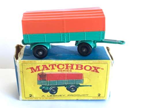 FOR GERRIT ONLY - Box only - Matchbox Lesney 2 Mercedes Trailer in Original box