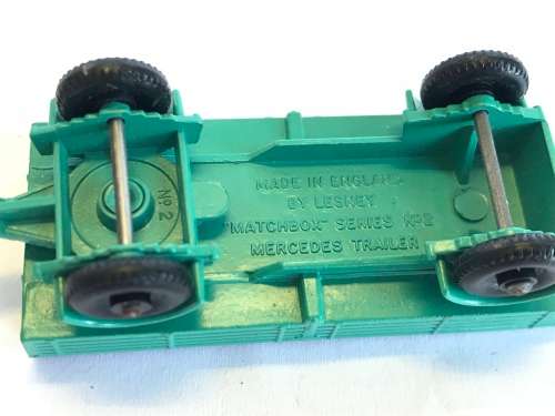 FOR GERRIT ONLY - Box only - Matchbox Lesney 2 Mercedes Trailer in Original box
