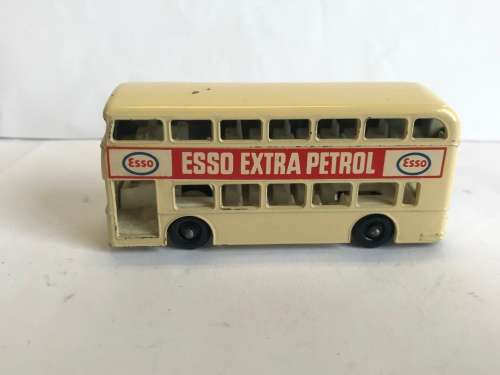 FOR GERRIT ONLY - Box only - MATCHBOX LESNEY #74 DAIMLER DOUBLE DECKER BUS, WHITE WITH ORIGINAL BOX