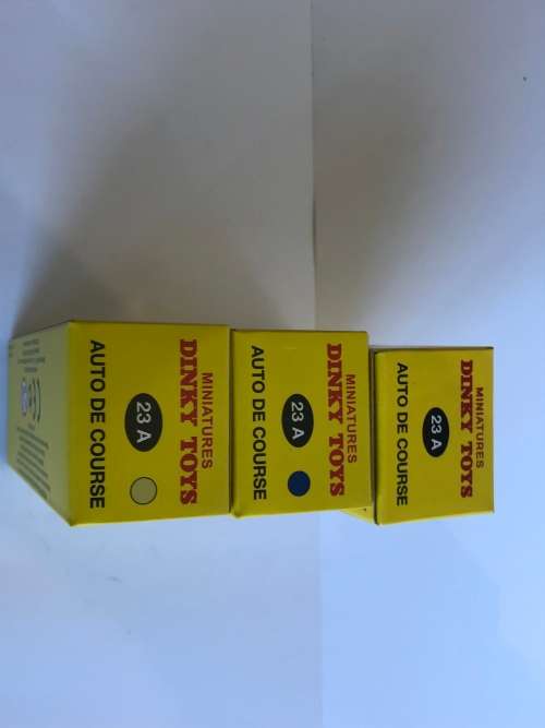 For Rudi only - Atlas Edition - Set of 3 - Dinky Toys 23A Auto De Course