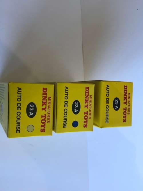 For Rudi only - Atlas Edition - Set of 3 - Dinky Toys 23A Auto De Course