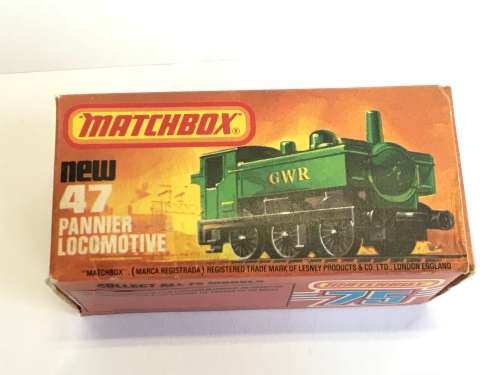 Matchbox Superfast #47 - GWR Pannier Locomotive Train Engine + Original Box