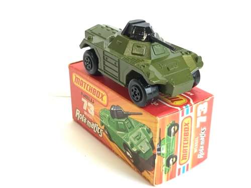 Matchbox Lesney Superfast Rola-Matics #73 - Weasel In Original Box