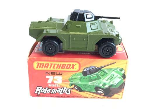 Matchbox Lesney Superfast Rola-Matics #73 - Weasel In Original Box