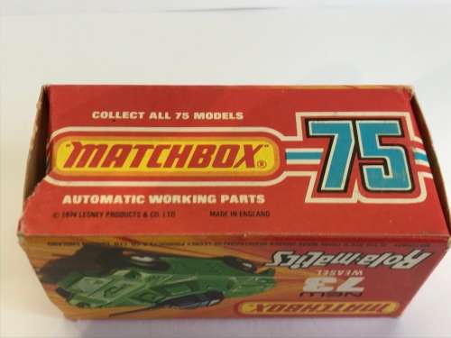 Matchbox Lesney Superfast Rola-Matics #73 - Weasel In Original Box
