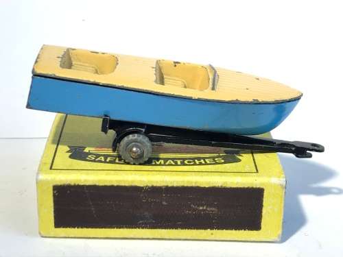 Matchbox MOKO LESNEY #48 METEOR BOAT and Trailer