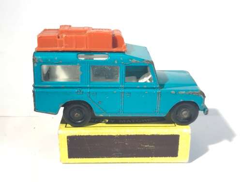 MATCHBOX LESNEY #12 SAFARI LAND ROVER - BLUE