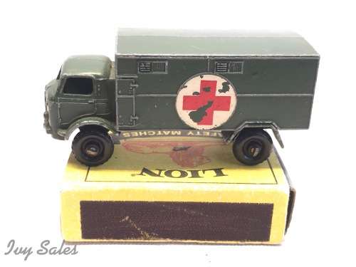 MATCHBOX LESNEY #63 FORD ARMY MILITARY AMBULANCE