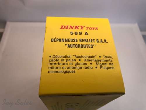 Atlas Edition - DINKY SUPERTOYS 589A - Depanneues Berliet G.A.K. Autoroutes