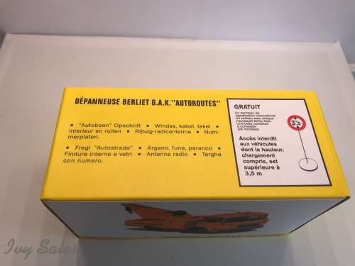 Atlas Edition - DINKY SUPERTOYS 589A - Depanneues Berliet G.A.K. Autoroutes